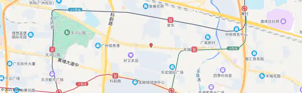 广州棠东(BRT)_公交站地图_广州公交_妙搜公交查询2025