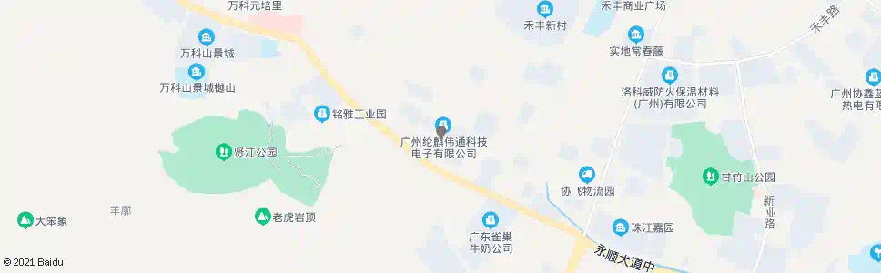 广州来安一街_公交站地图_广州公交_妙搜公交查询2025