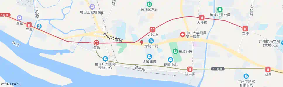广州brt珠江村_公交站地图_广州公交_妙搜公交查询2025