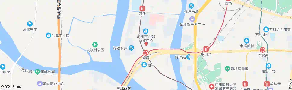 广州桥中中路南_公交站地图_广州公交_妙搜公交查询2025