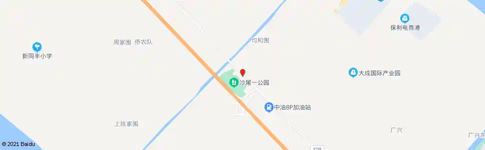 广州沙尾一村_公交站地图_广州公交_妙搜公交查询2025