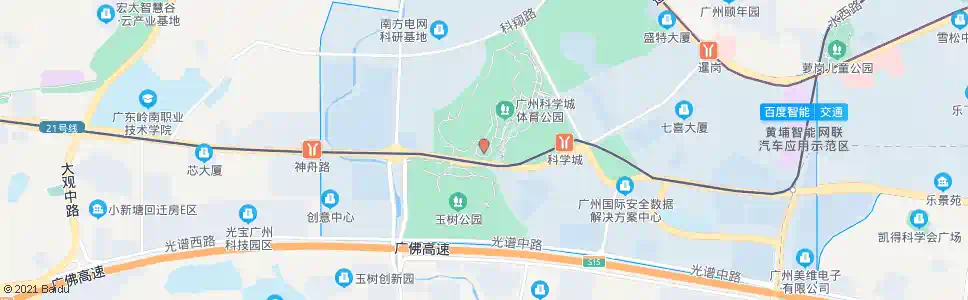 广州国羽中心_公交站地图_广州公交_妙搜公交查询2025