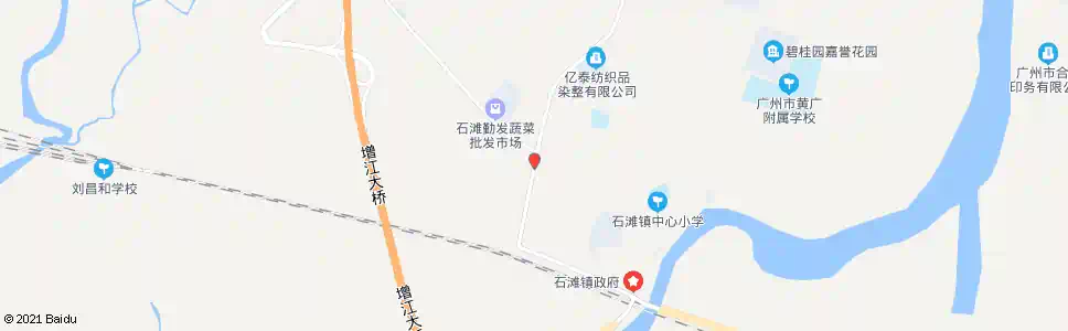 广州石滩交管所_公交站地图_广州公交_妙搜公交查询2025