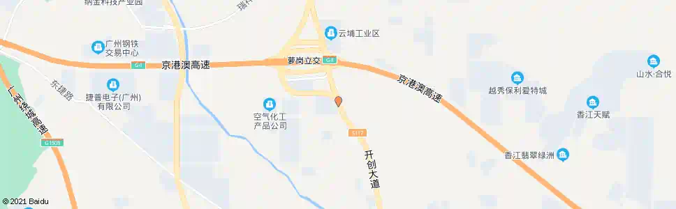 广州荷村_公交站地图_广州公交_妙搜公交查询2025
