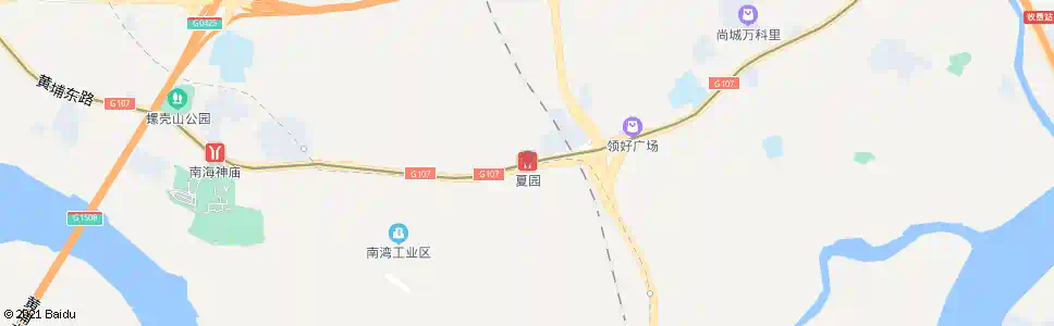 广州夏园总站_公交站地图_广州公交_妙搜公交查询2025