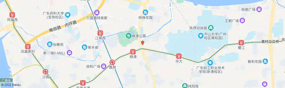 广州金禧路西_公交站地图_广州公交_妙搜公交查询2025