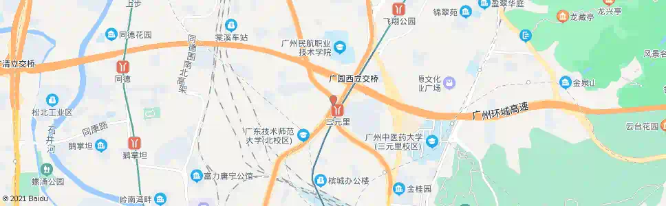 广州地铁三元里站(c2出口)_公交站地图_广州公交_妙搜公交查询2025
