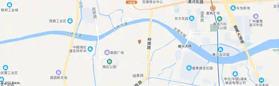 广州番禺华景新城(南华路)_公交站地图_广州公交_妙搜公交查询2025