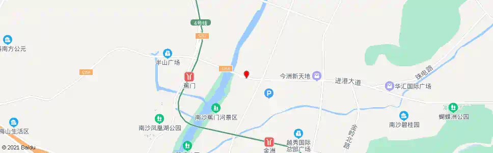 广州南沙牌坊_公交站地图_广州公交_妙搜公交查询2025