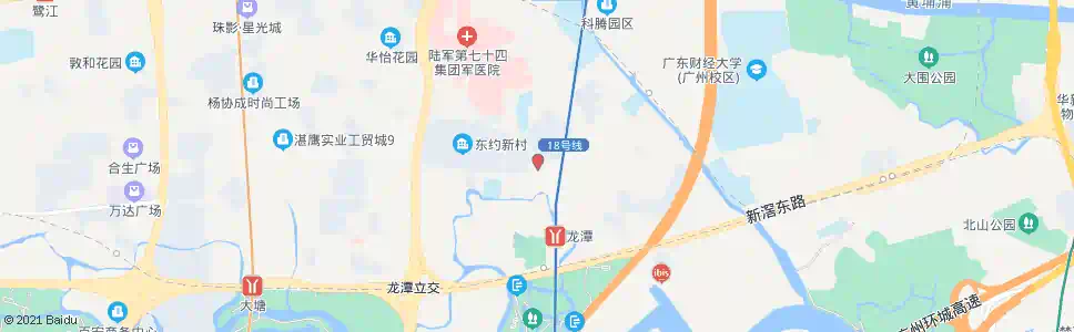 广州台涌_公交站地图_广州公交_妙搜公交查询2025