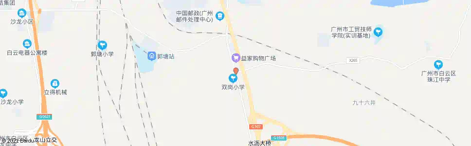 广州双岗村_公交站地图_广州公交_妙搜公交查询2025
