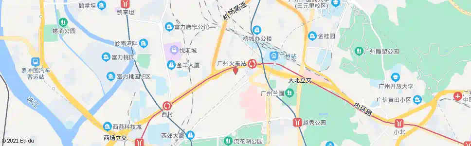 广州花都汽车总站公交总站_公交站地图_广州公交_妙搜公交查询2025