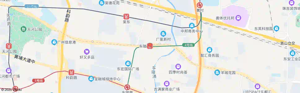 广州车陂站_公交站地图_广州公交_妙搜公交查询2025