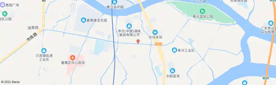 广州蚬涌市场_公交站地图_广州公交_妙搜公交查询2025