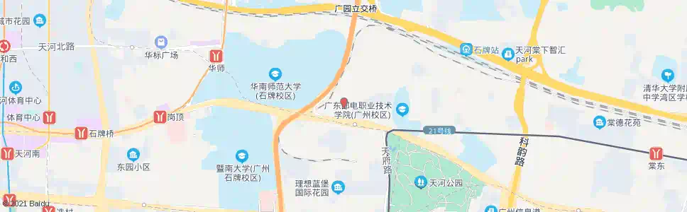 广州华景路口_公交站地图_广州公交_妙搜公交查询2025