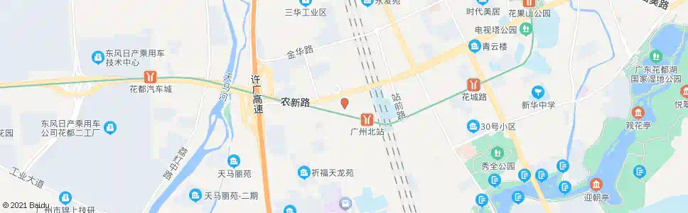 广州花都汽车总站_公交站地图_广州公交_妙搜公交查询2025