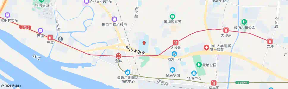 广州市八十六中_公交站地图_广州公交_妙搜公交查询2025