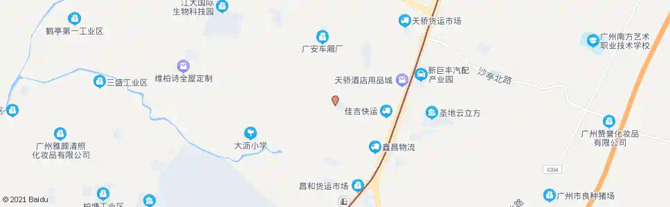 广州田心村总站_公交站地图_广州公交_妙搜公交查询2025