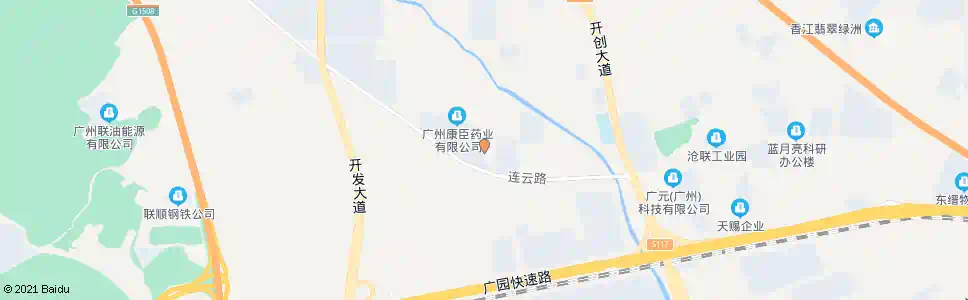 广州东鹏大道中_公交站地图_广州公交_妙搜公交查询2025