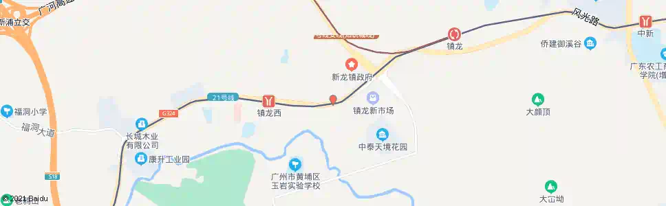 广州镇龙旧车站_公交站地图_广州公交_妙搜公交查询2025