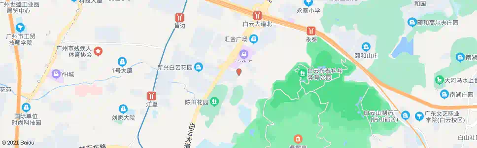 广州云山居(福泰西路)_公交站地图_广州公交_妙搜公交查询2025