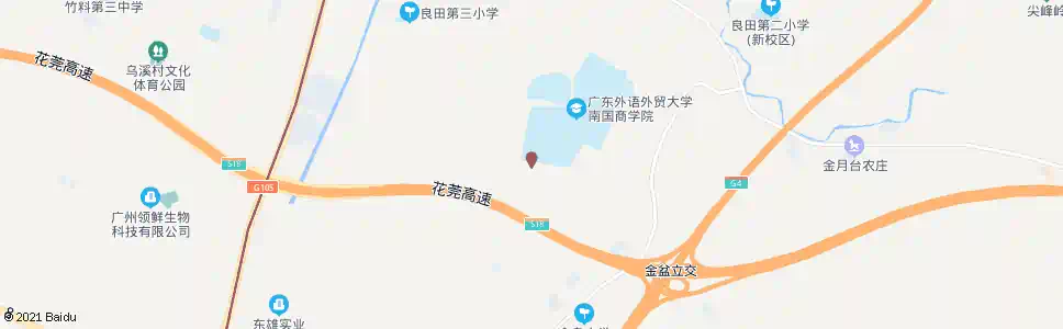 广州白沙村总站(广外南国商学院)_公交站地图_广州公交_妙搜公交查询2025