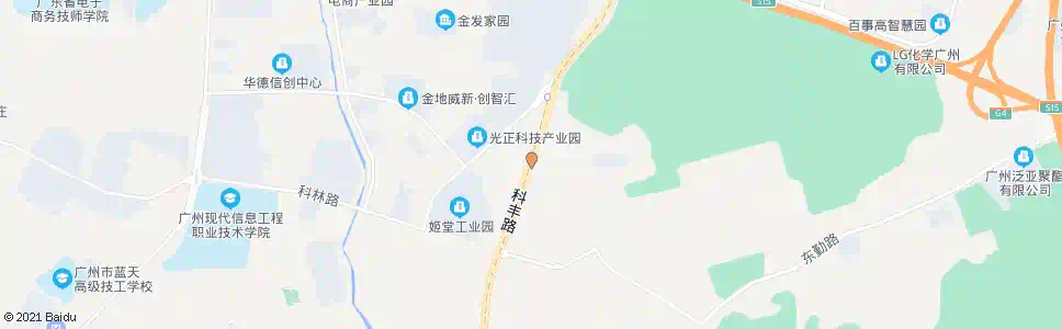 广州科丰路中_公交站地图_广州公交_妙搜公交查询2025