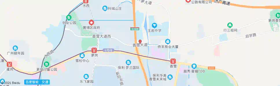 广州萝岗区少年宫_公交站地图_广州公交_妙搜公交查询2025