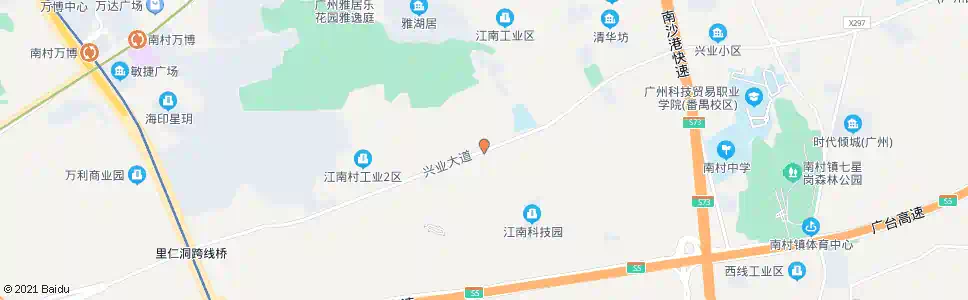 广州江南工业区_公交站地图_广州公交_妙搜公交查询2025