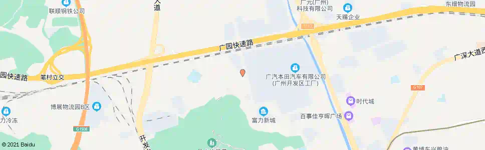 广州麻涌市场(古梅美食街)_公交站地图_广州公交_妙搜公交查询2025