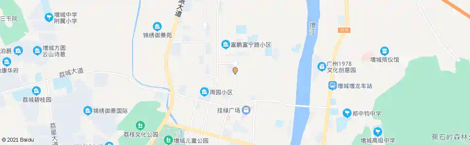 广州富鹏市场东_公交站地图_广州公交_妙搜公交查询2025