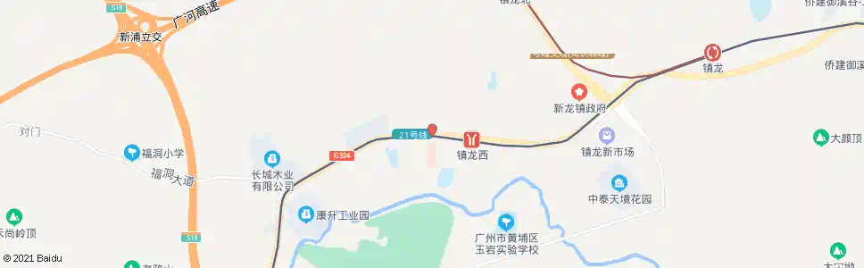 广州镇龙医院_公交站地图_广州公交_妙搜公交查询2025