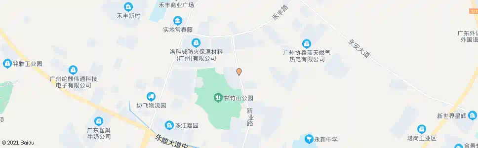 广州新业路北(斗塘路口)_公交站地图_广州公交_妙搜公交查询2025