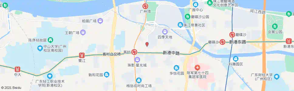 广州艺苑路_公交站地图_广州公交_妙搜公交查询2025
