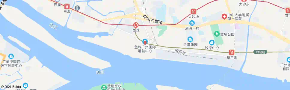 广州蟹山_公交站地图_广州公交_妙搜公交查询2025