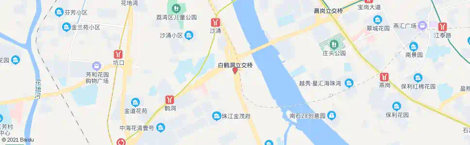 广州白鹤洞村_公交站地图_广州公交_妙搜公交查询2025