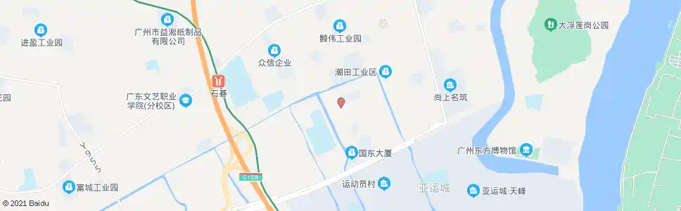 广州广州南华工贸技工学校(质检园区)_公交站地图_广州公交_妙搜公交查询2025