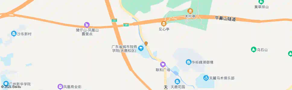 广州田心村_公交站地图_广州公交_妙搜公交查询2025