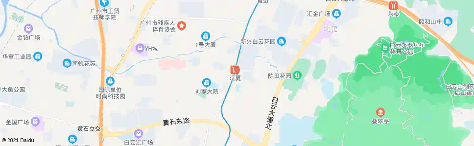 广州地铁江夏站总站_公交站地图_广州公交_妙搜公交查询2025