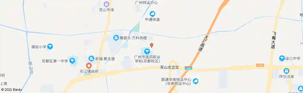 广州广州信息学校_公交站地图_广州公交_妙搜公交查询2025