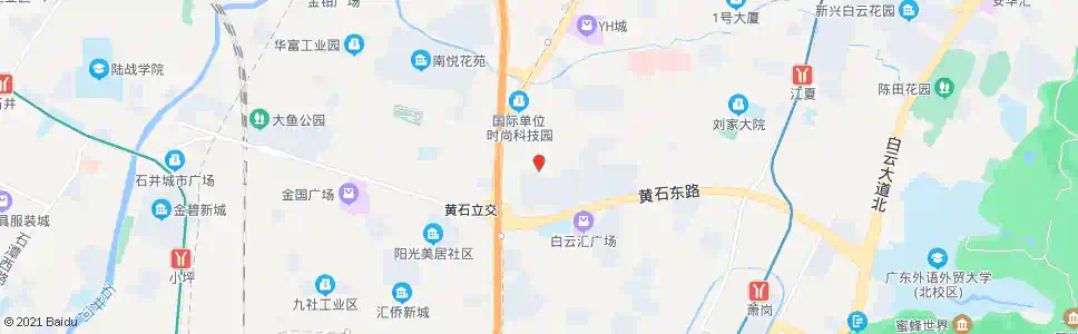 广州黄园路_公交站地图_广州公交_妙搜公交查询2025
