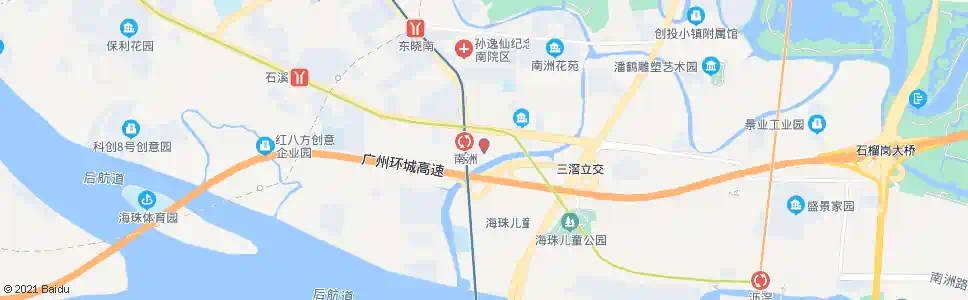 广州海珠客运站总站_公交站地图_广州公交_妙搜公交查询2025