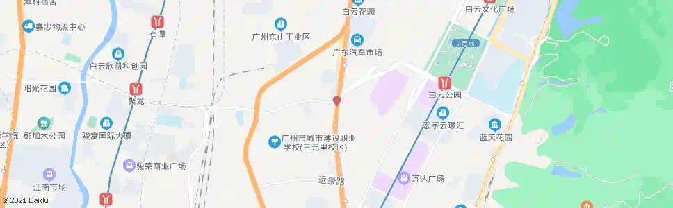 广州机场路岗贝路口_公交站地图_广州公交_妙搜公交查询2025