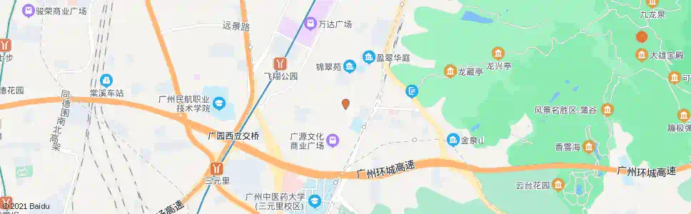 广州云苑一街口_公交站地图_广州公交_妙搜公交查询2025