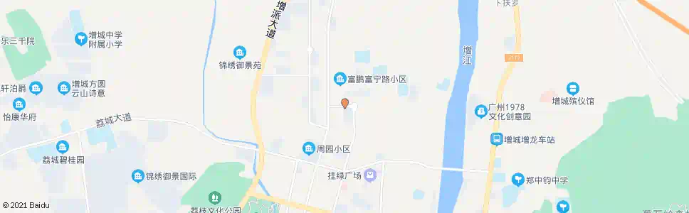 广州富鹏市场北_公交站地图_广州公交_妙搜公交查询2025