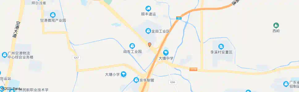 广州富力金港城路口_公交站地图_广州公交_妙搜公交查询2025