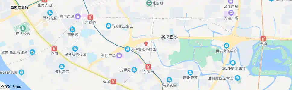 广州瑞宝南路_公交站地图_广州公交_妙搜公交查询2025