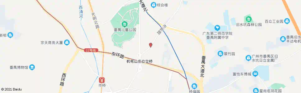 广州公路局南城分局_公交站地图_广州公交_妙搜公交查询2025