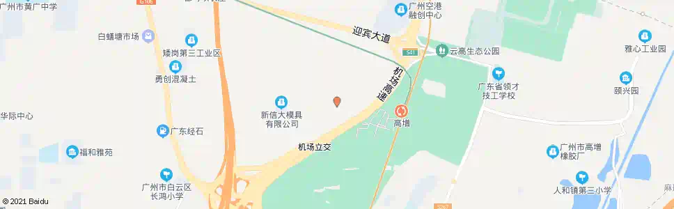 广州矮岗村委_公交站地图_广州公交_妙搜公交查询2025