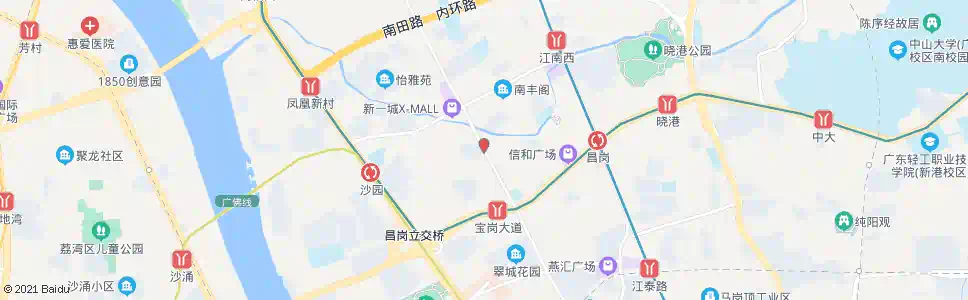 广州西基东_公交站地图_广州公交_妙搜公交查询2025